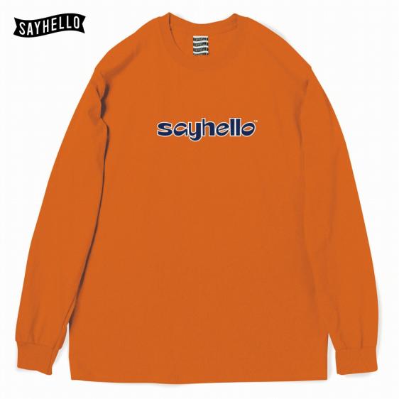 SAYHELLO : Basmati Logo Long Sleeve Tee