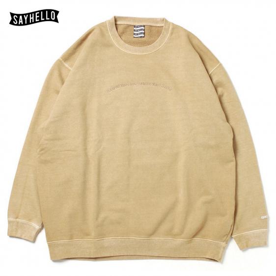 SAYHELLO : Love&Hate Pigment Crew