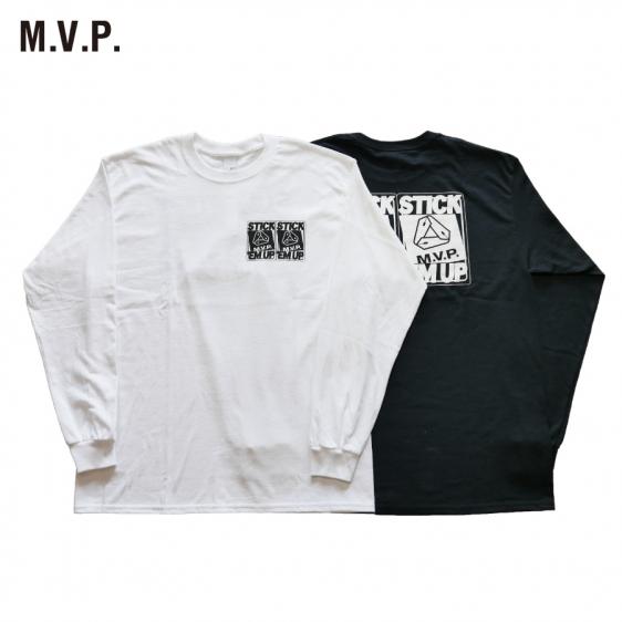 M.V.P. : × AEVIL LABELS STICK 'EM UP L/S TEE