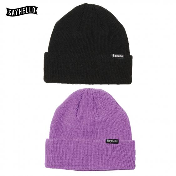 SAYHELLO : Cash Logo Knited Cap