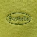 SAYHELLO : Cash Logo Embroidery Pigment Dyed Heavy Hoodie